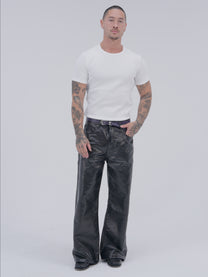 WAX DENIM PANTS